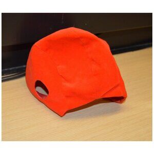 Dog Cat or Other Animal Hat Lined Fabric with Snap Closure No Tags ~6" x 4"